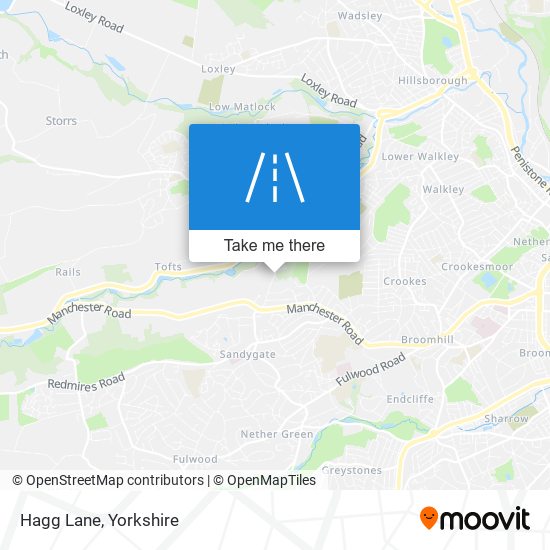 Hagg Lane map
