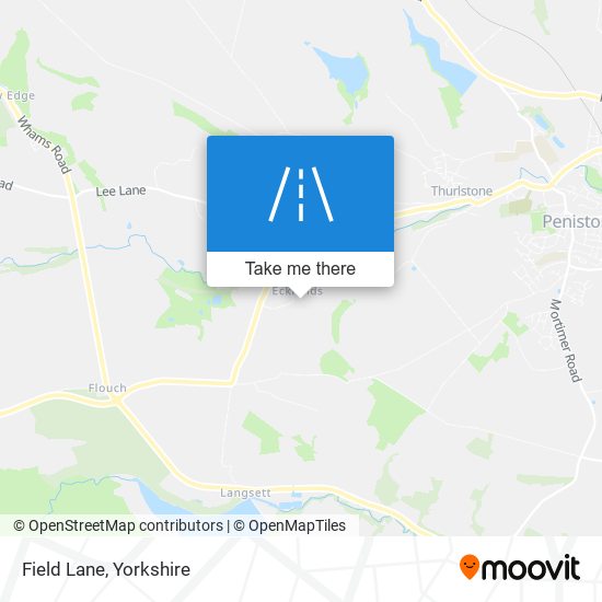 Field Lane map