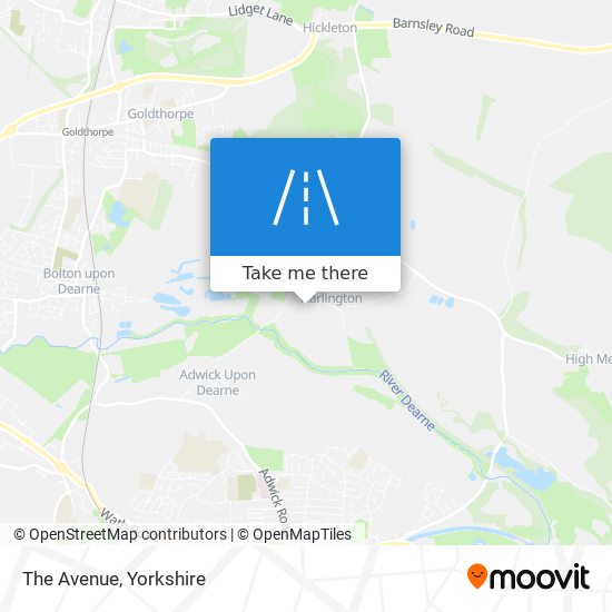 The Avenue map