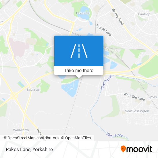 Rakes Lane map