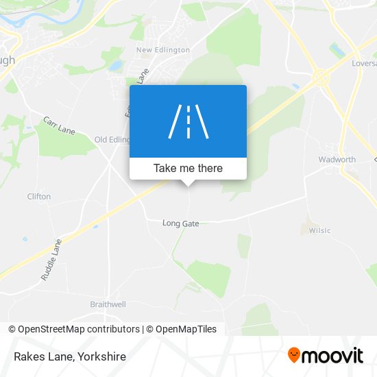 Rakes Lane map
