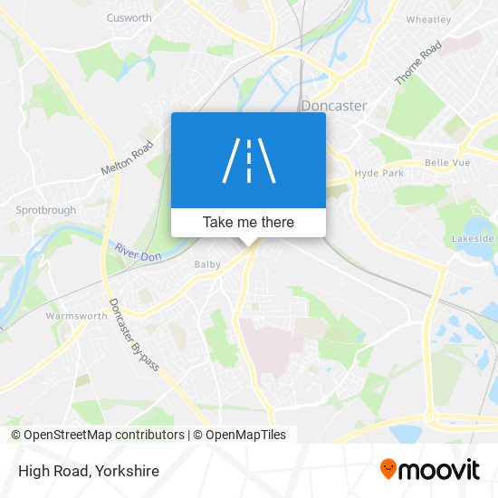 High Road map