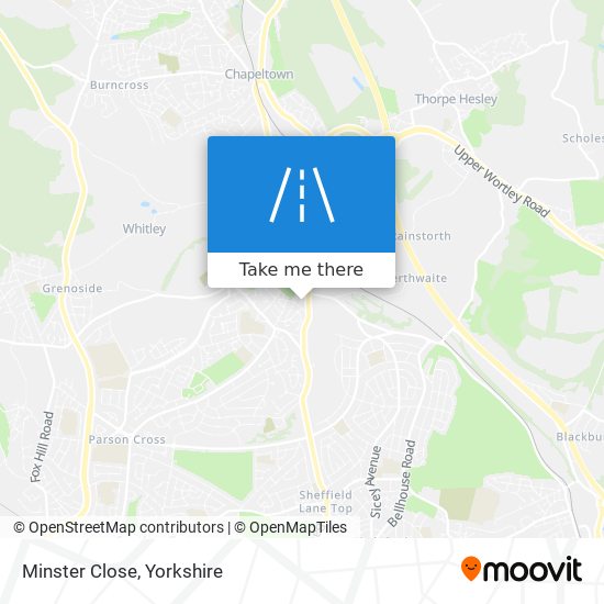 Minster Close map