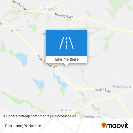 Carr Lane map