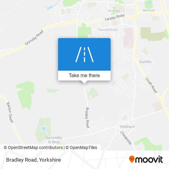 Bradley Road map
