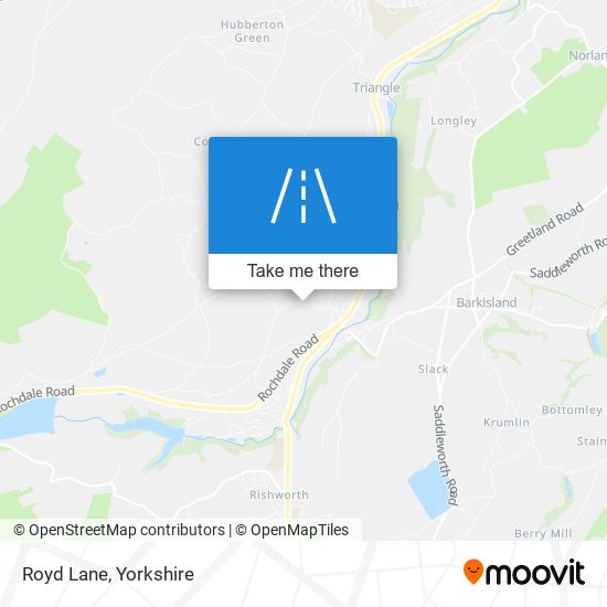 Royd Lane map