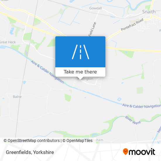 Greenfields map