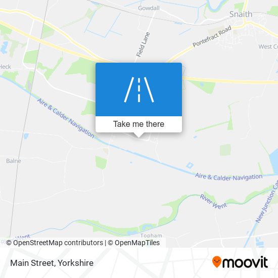 Main Street map
