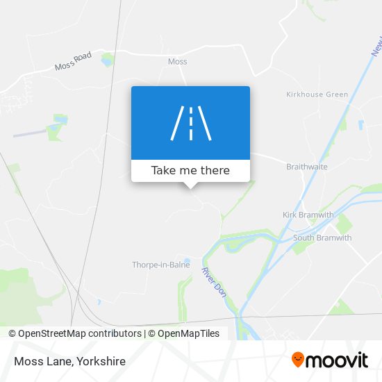 Moss Lane map