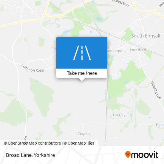Broad Lane map