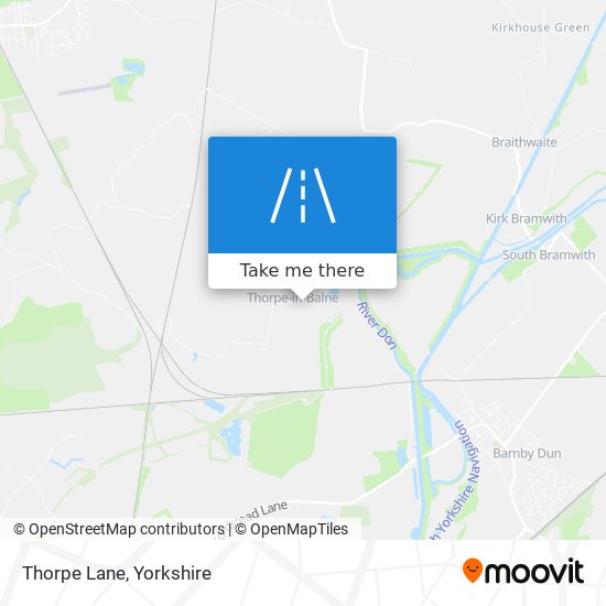 Thorpe Lane map