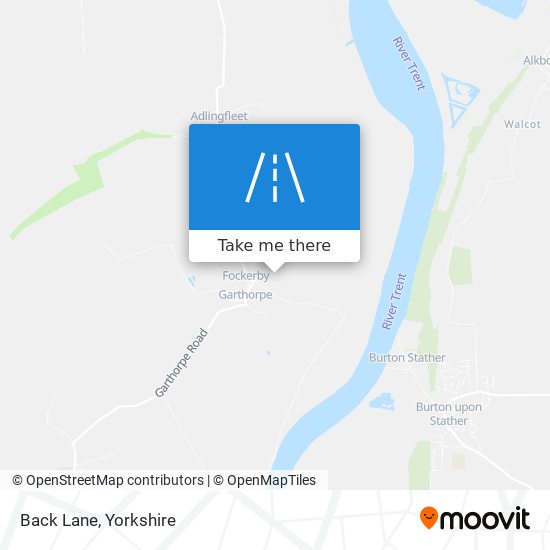 Back Lane map