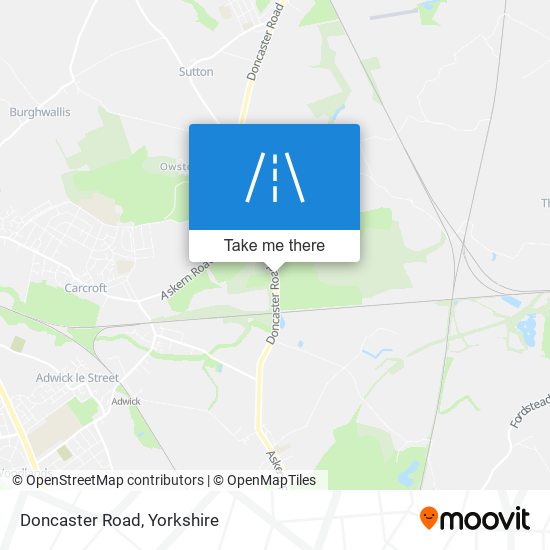 Doncaster Road map