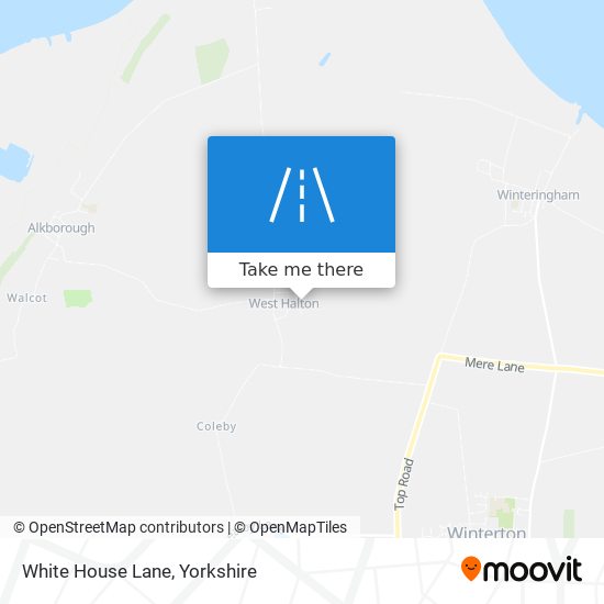 White House Lane map