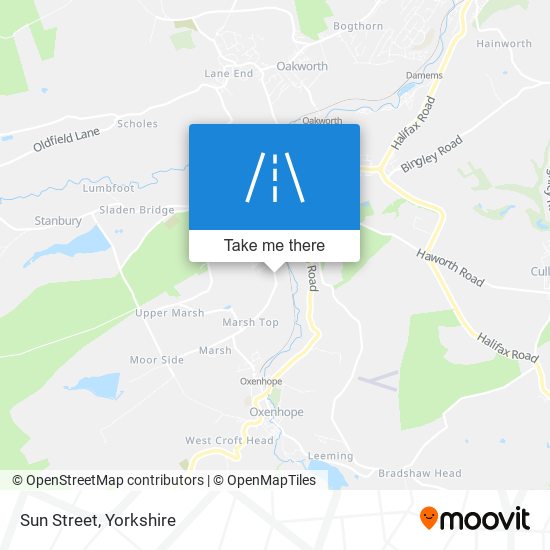 Sun Street map