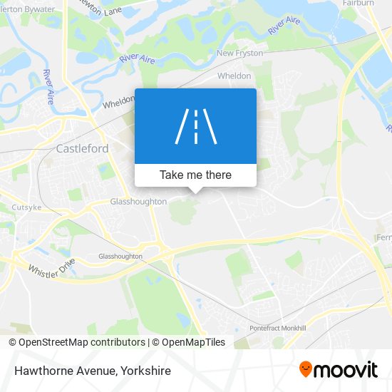 Hawthorne Avenue map