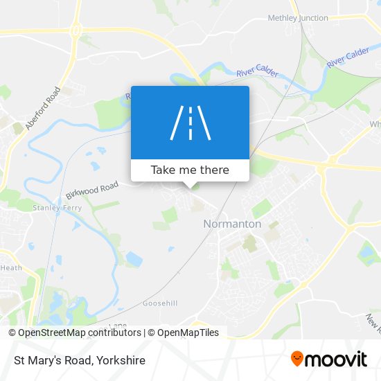 St Mary's Road map