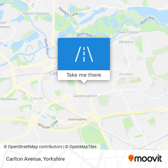 Carlton Avenue map