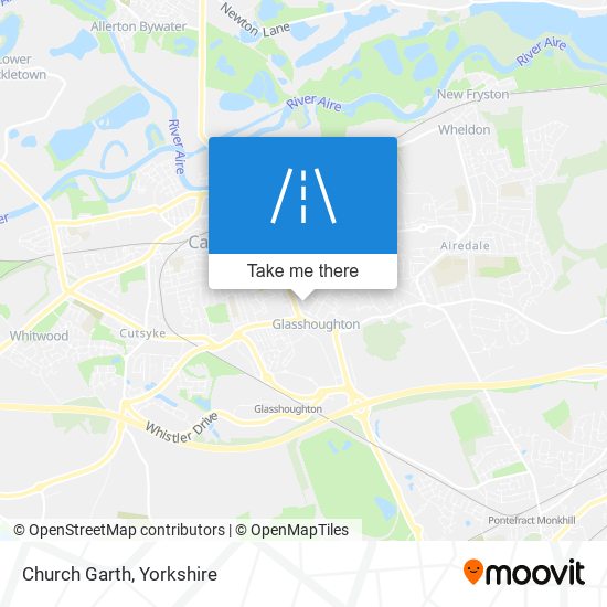Church Garth map