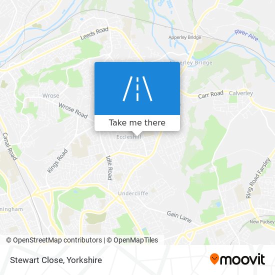 Stewart Close map