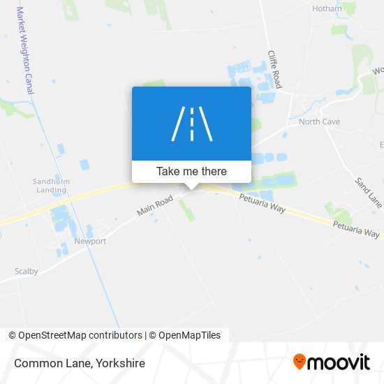 Common Lane map