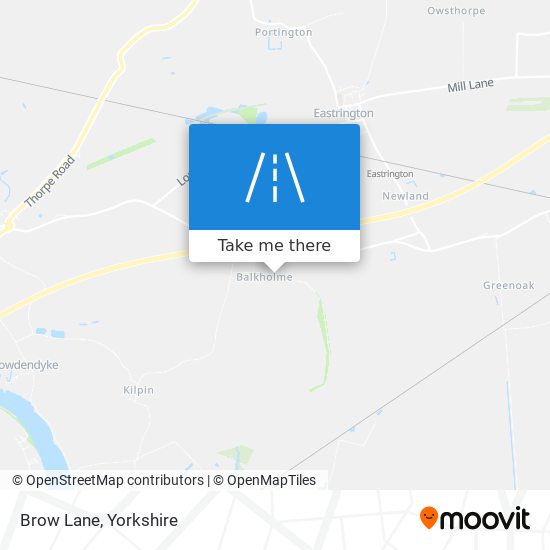 Brow Lane map