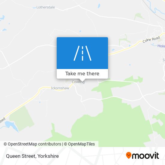 Queen Street map