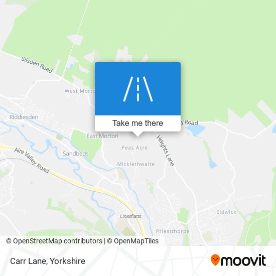 Carr Lane map