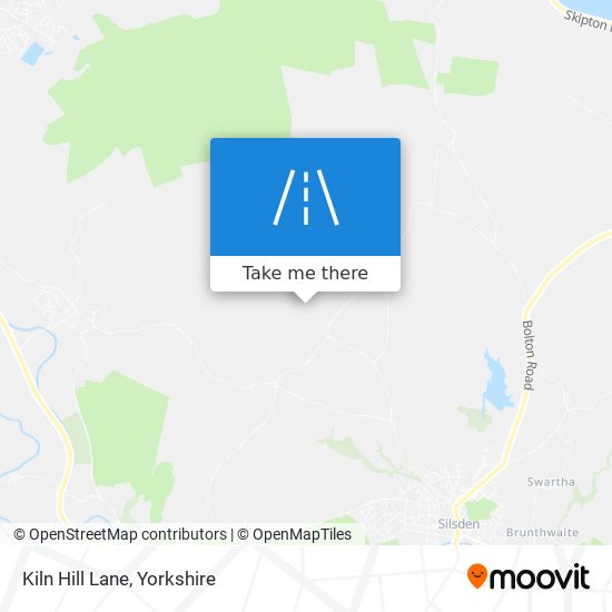 Kiln Hill Lane map