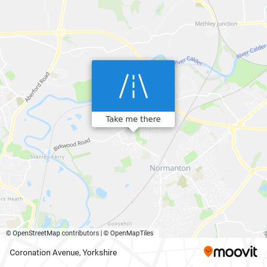 Coronation Avenue map