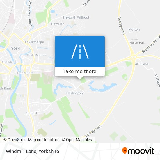 Windmill Lane map