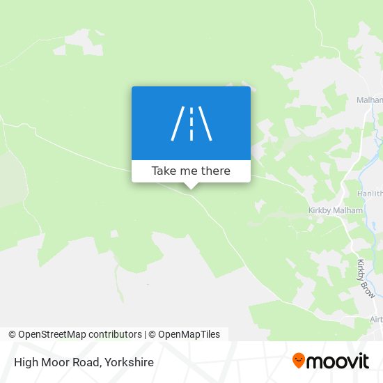 High Moor Road map