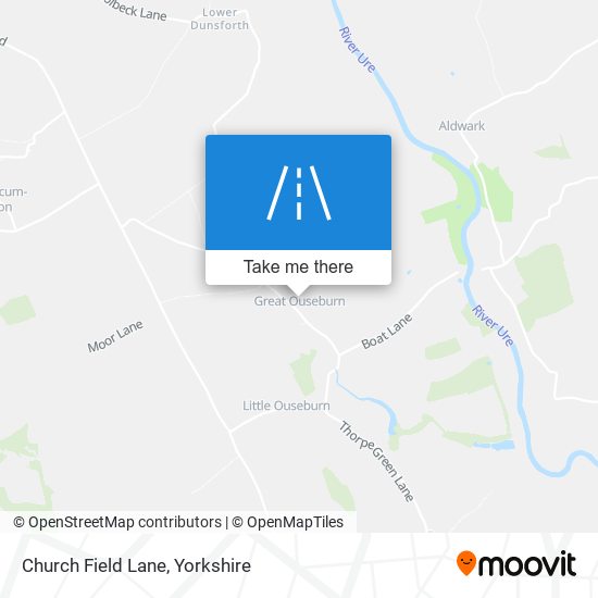 Church Field Lane map