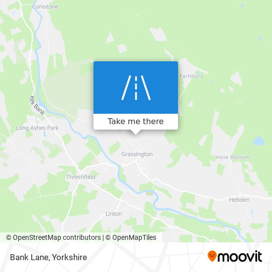 Bank Lane map