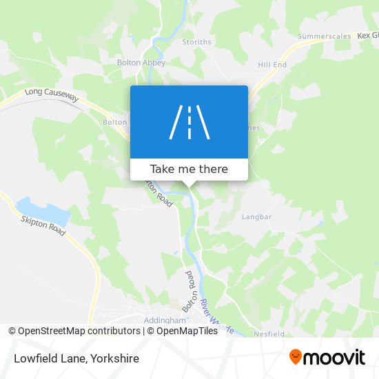 Lowfield Lane map