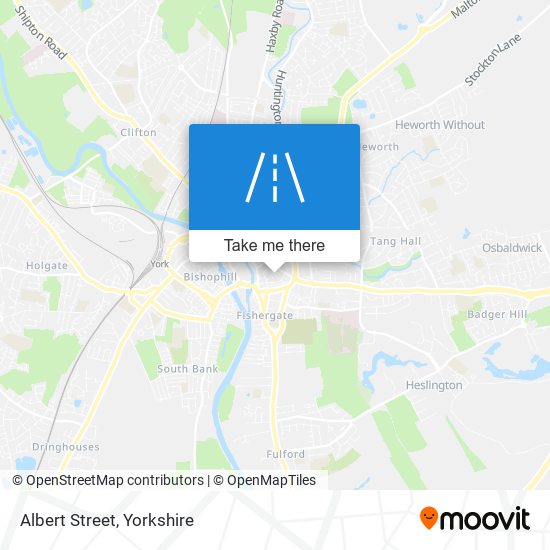 Albert Street map