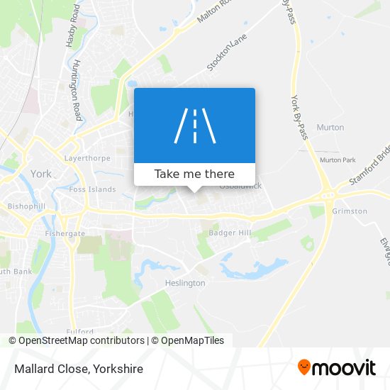 Mallard Close map