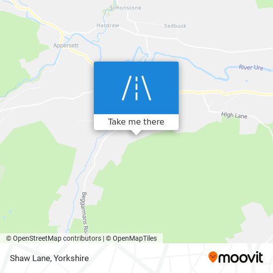 Shaw Lane map