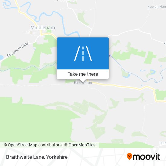 Braithwaite Lane map