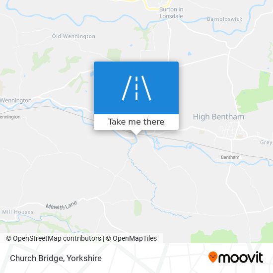 Church Bridge map