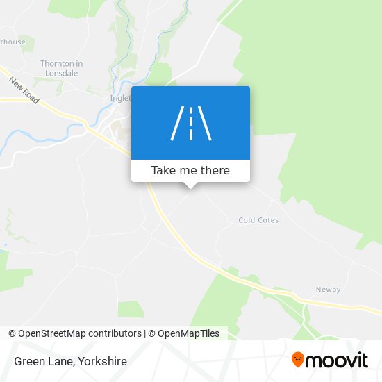 Green Lane map