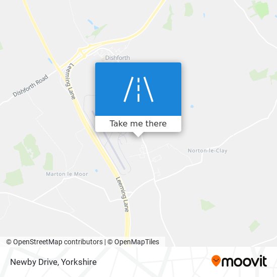 Newby Drive map