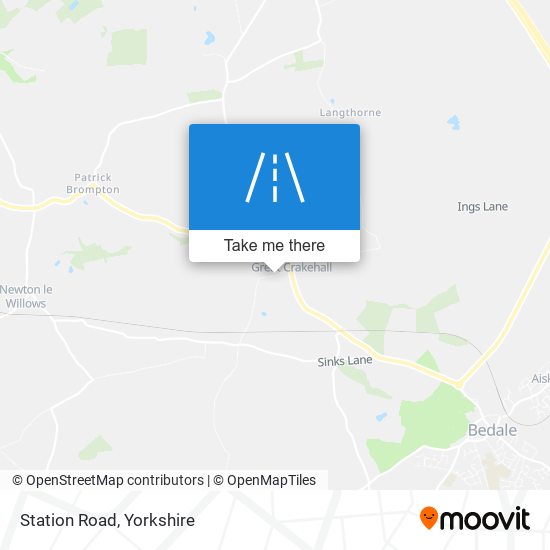 Station Road map