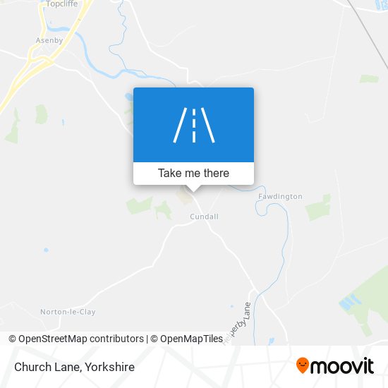 Church Lane map