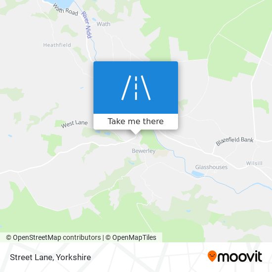 Street Lane map