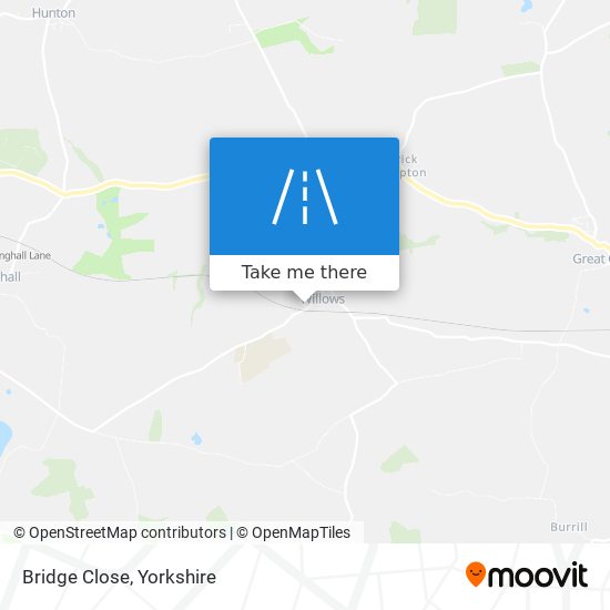 Bridge Close map