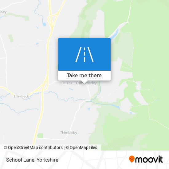 School Lane map