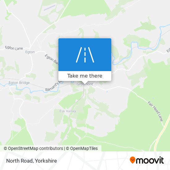 North Road map