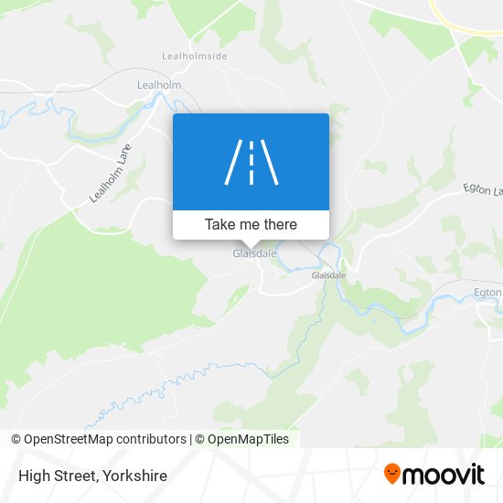 High Street map