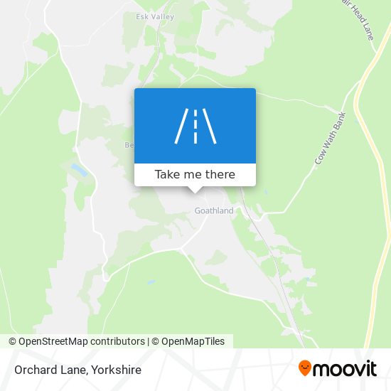 Orchard Lane map